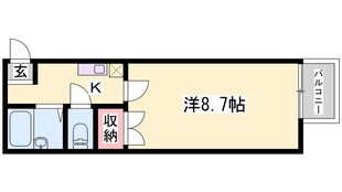 キャトルセゾン福崎の物件間取画像